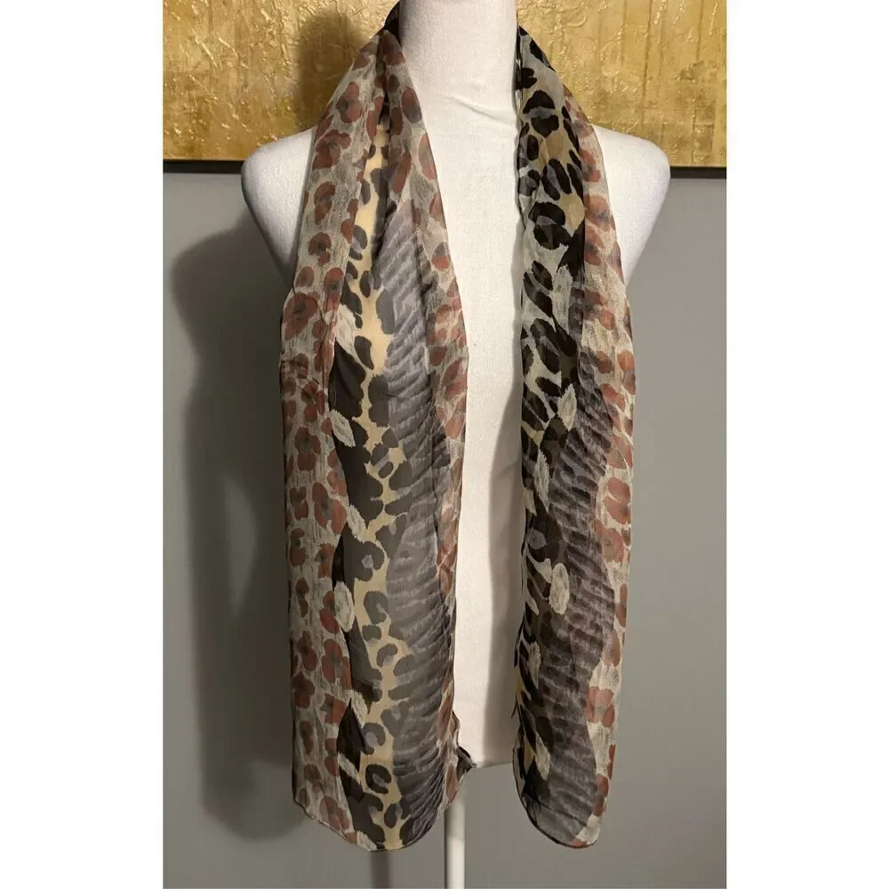 BERKSHIRE HANDKRCHF  Animal Print Scarf